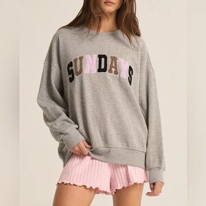 Z Supply Oversized Sunday Sweatshirt size XS